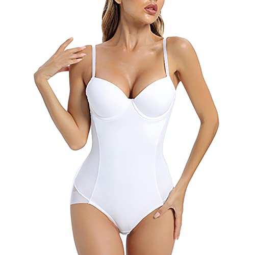 Shapewear for Women Tummy Control Full Body Shaper Elasticity Slimmer Shapewear Seamless Camisole Bodysuits2