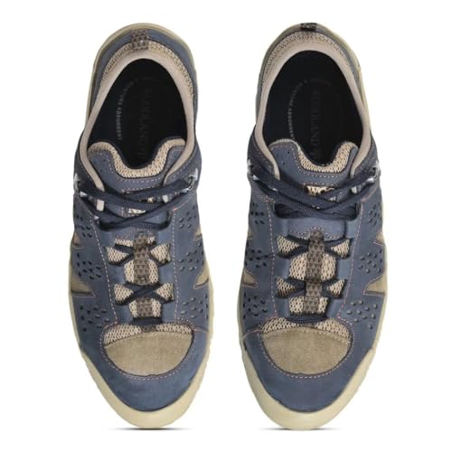 Image of Woodland Men Ddenim Casual Lace-Up Shoes
