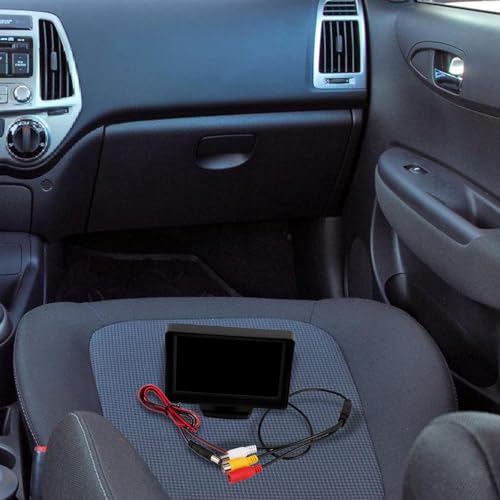 Pantalla para cámara de visión trasera de coche de 4,3 pulgadas LIFKOME para evitar puntos ciegos 6