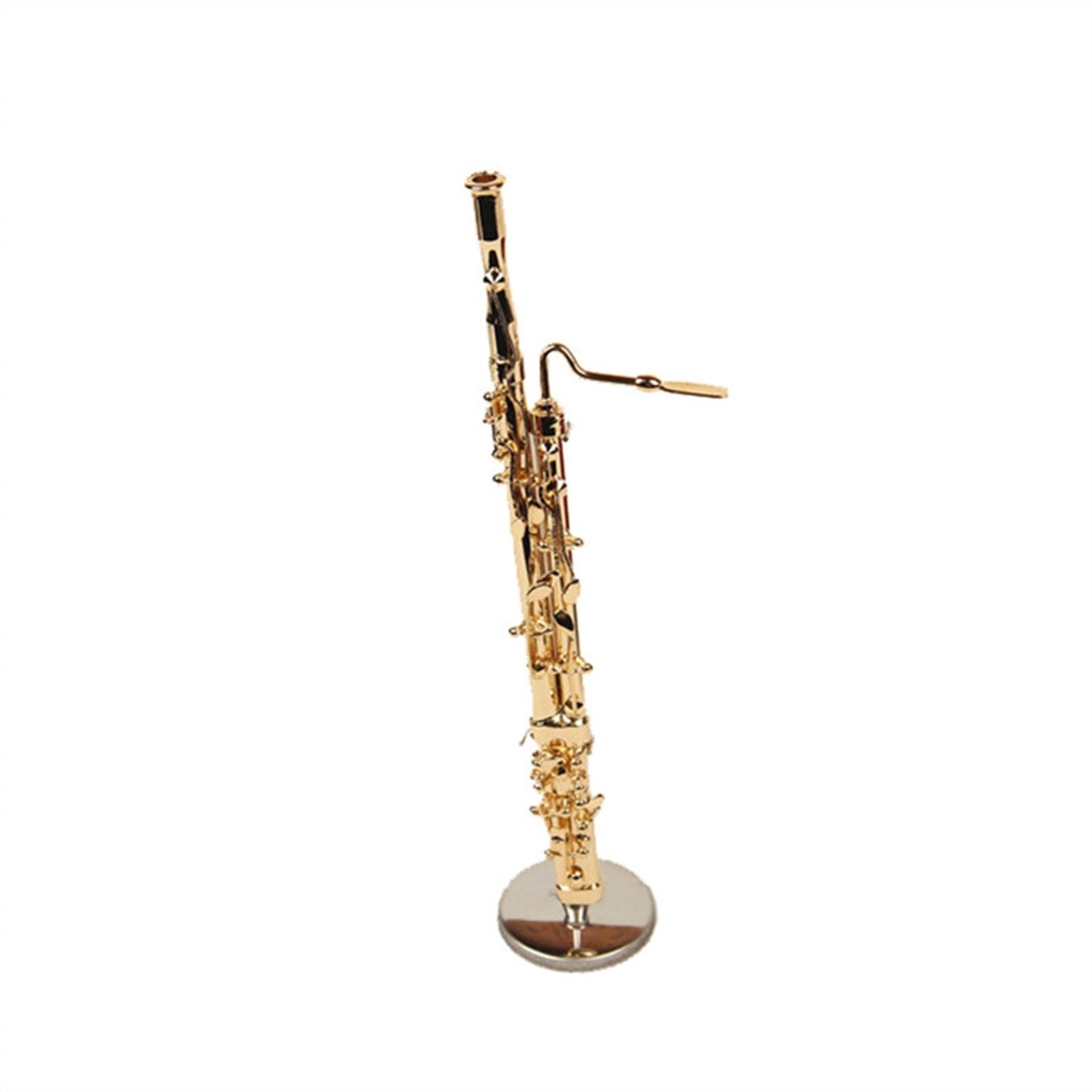 Ozdoby instrumentów Miniaturowy Model Fagotu Miniaturowy Model Fagotu Miniaturowy Model Instrumentu Muzycznego Ozdoby Stołowe Ozdoby Ręcznie Robione Fagotu(6cm leather box)