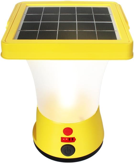 AgniSolar Agni Solar Lantern 2 - Solar-Powered Led Emergency Light With Inbuilt Solar Panel,Long-Lasting Li-Ion Battery,Usb Mobile Charging,Micro Usb Rechargeable For Outdoor Camping,Indoor,Home Use