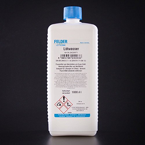Eau à souder 1000 ml pour décapage et brasage efficace du cuivre