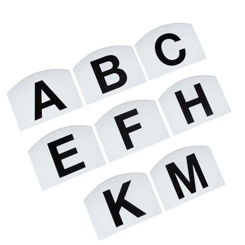 GKOXUQ Dressage Arenas Markers for Equestrians Athletes and Event Includes Dressage Arenas Letter Wall Mounted Dressage Letters
