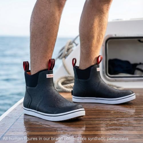 Image of SUREWAY Women's Deck Boots Professional Non-Slip Fishing & Ankle Deck Boot Waterproof Rain Boots