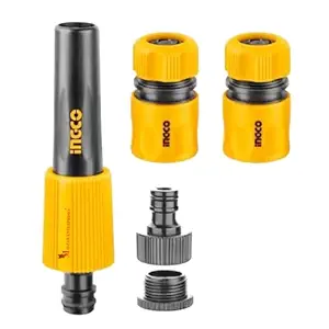 Twist Nozzle with Connector, Leak-Free, Durable Materials, Ensuring Long-Lasting Performance, Reduce Hand Fatigue (5 Piece Set) HHCS05122