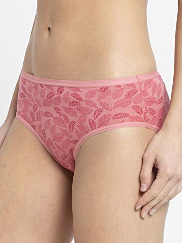 Image of Jockey 1807 Women's High Coverage Micro Modal Elastane Stretch Mid Waist Hipster with Ultrasoft Exposed Waistband