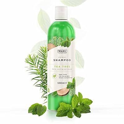 Wahl Tea Tree Shampoo, Dog Shampoo, Shampoo for Pets, Natural Pet Friendly Formula, For Thick and Sensitive Pet Coats, Concentrate 11:1, Remove Dirt and Odours