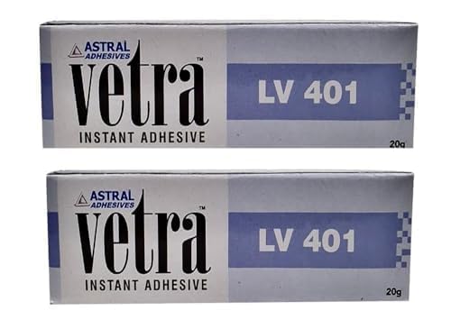 VETRA LV-401 Instant Adhesive ideal for bonding of most of the non-porous substrates like plastics, rubbers, metals and porous substrates like wood, leather etc. (50 GRAM) (B0D7S9VPDQ) Amazon Price History, Amazon Price Tracker
