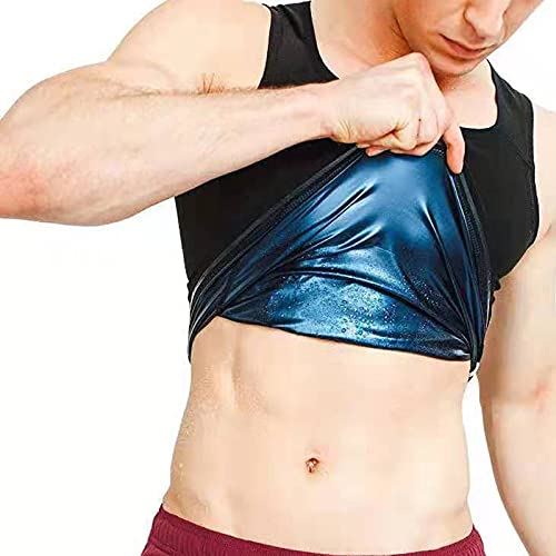 Camiseta de tirantes adelgazante para hombre, de neopreno Cover