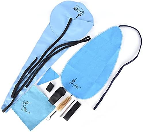 Buytra 9-in-1 Saxophone Cleaning Kit for Flute Instruments Includes Sax Swab, Cleaning Cloth, Mouthpiece Brush,Thumb Rest Cushion, Clarinet Screwdriver and Reed Case