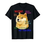 Very Fashion Doge Wow! funny Doge T-Shirt