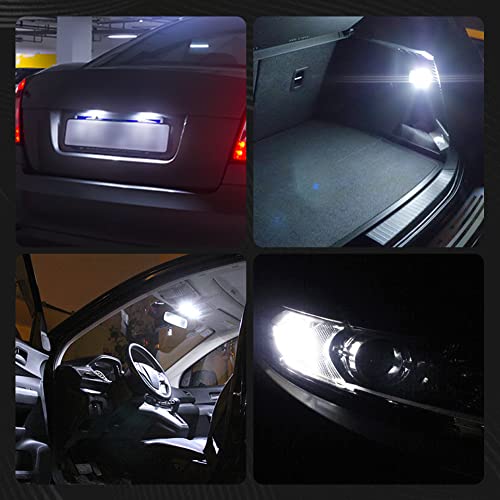 Bombilla LED BA9 BA9S para auto 2 unidades xenón blanco miniatura 7