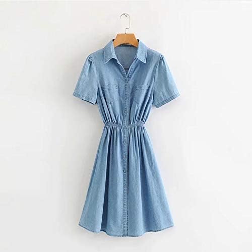 polo denim shirt dress