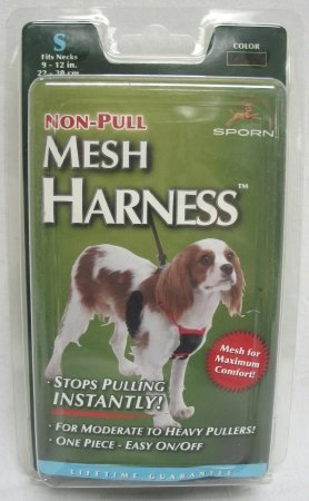 Sporn Non Pulling Mesh Harness S Blk (Pack of 2)