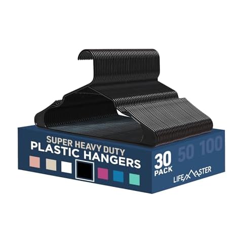 Lifemaster 30-Piece Plastic Hanger Set Cover