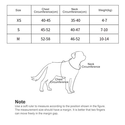 DECDEAL Colete acolchoado para cão No-Pull Super Light Ventilative Back Trela Ajustável No-Choke Tug