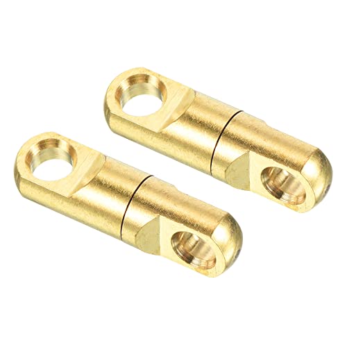 PATIKIL Fishing Heavy Swivel, 10Pcs 485lb Copper Bearing Wind on Terminal Tackle for Big Game Fishing Golden