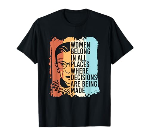RBG Ruth Bader Ginsburg - Regalo politico femminista Maglietta