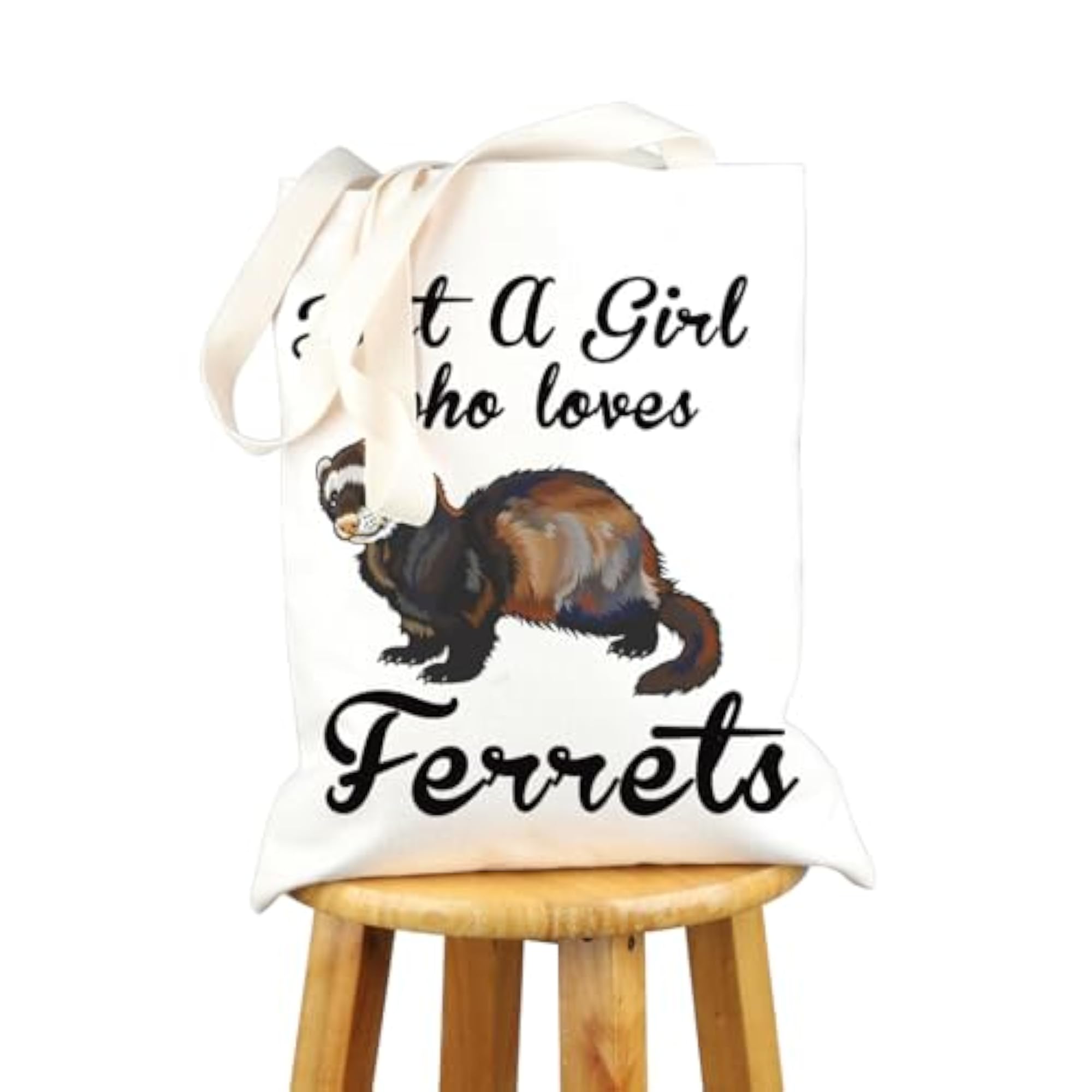 Just a Girl Who Loves Ferrets Cosmetic Bag