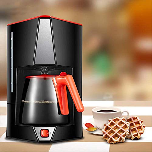 DERUKK-TY Professionelle Kaffeemaschine ,Kaffeemaschinenaufschäumer Haushalts-Tropfkaffeekanne Piano Spiegel Automatische Kaffeemaschine – Bild 3