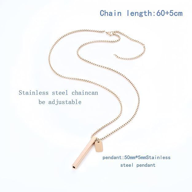 Tactile Breathing Necklace | 4-7-8 Breathing Tool to Quit Smoking & Vaping | Stylish Hypoallergenic Jewelry with Lifetime Chain3