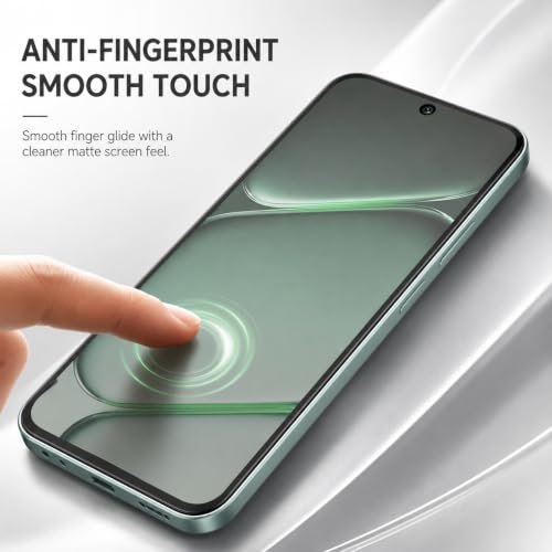 Image of FIRST MART Military-Grade Matte Tempered Glass for OnePlus N6-9H Screen Protector, Anti-Glare Protection, Scratch-Resistant, Bubble-Free (1 Pack)