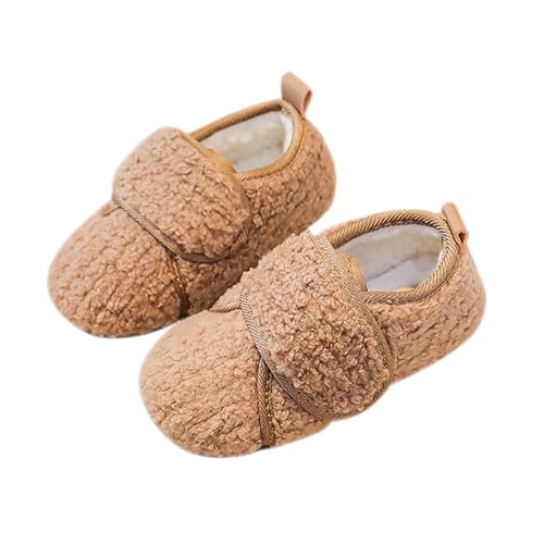 sfdgfhyf Toddler Flat Sole Boots Kid Baby Girl Cute Solid Ｃolor Ｗarm Slippers Infant Toddler Winter Boots With Non Slip