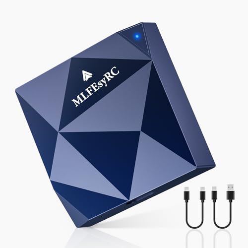 Android Auto Wireless Adapter for Factory Wired Android Auto Cars from 2016, Converts Wired to Wireless, Support NFC Quick Connect, Plug & Play Low Latency and Easy to Install