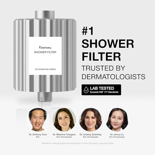 Image of Filterbaby Genuine Official Diamond & Signature Shower Filter Refill, NSF Standards Replacement | Reduces up to 99% Chlorine, Lab Tested for Chloramine, Certain Heavy Metals & 40+ Contaminants, 1 Pack