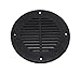 JSP Manufacturing Floor Drain and Vent Cover - Black, 4