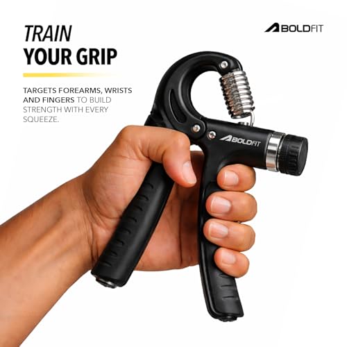 Image of Boldfit Hand Gripper for Men & Women Hand Grip Strengthener for Forearm, Wrist & Finger Workout Fitness Equipment for Home & Gym Training