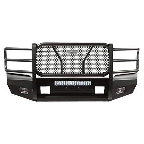 Steelcraft 60-11360 Custom Fit 2009-2014 Ford F150 Heavy Duty Elevation Front Replacement Bumper, Black Cover