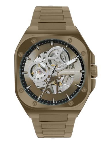 Image of French Connection Automatic Silver Dial Men's Watch-FCA14KHM