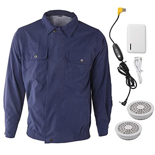 Chaqueta con ventilador de refrigeración USB para trabajo de verano 6