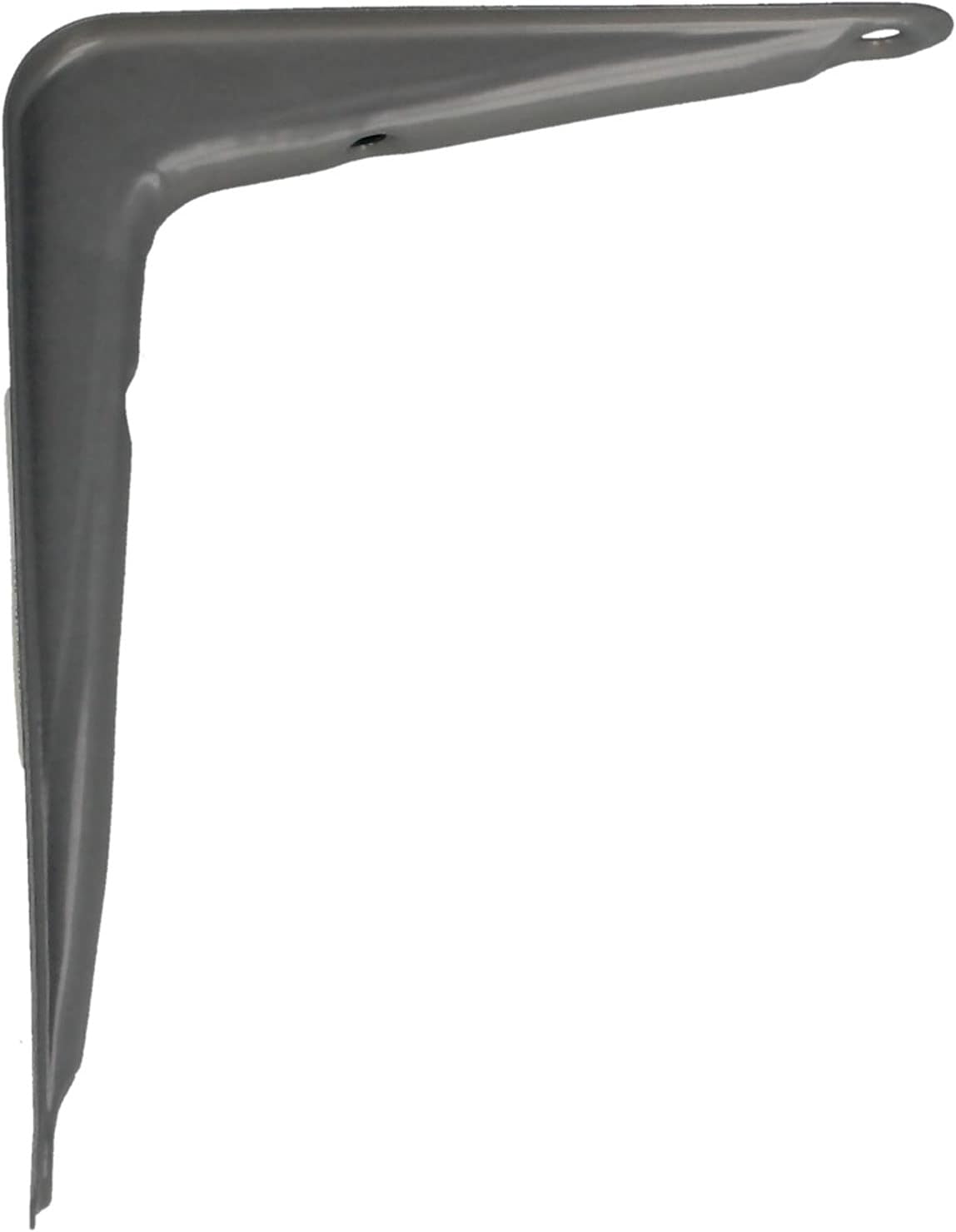 Amig - Wall Shelf Bracket | Metal Bracket for Shelves | Angle for Shelves | Shelf Support | Steel | Metal Grey | Dimensions: 350 x 300 mm | Maximum Recommended Weight: 40 kg