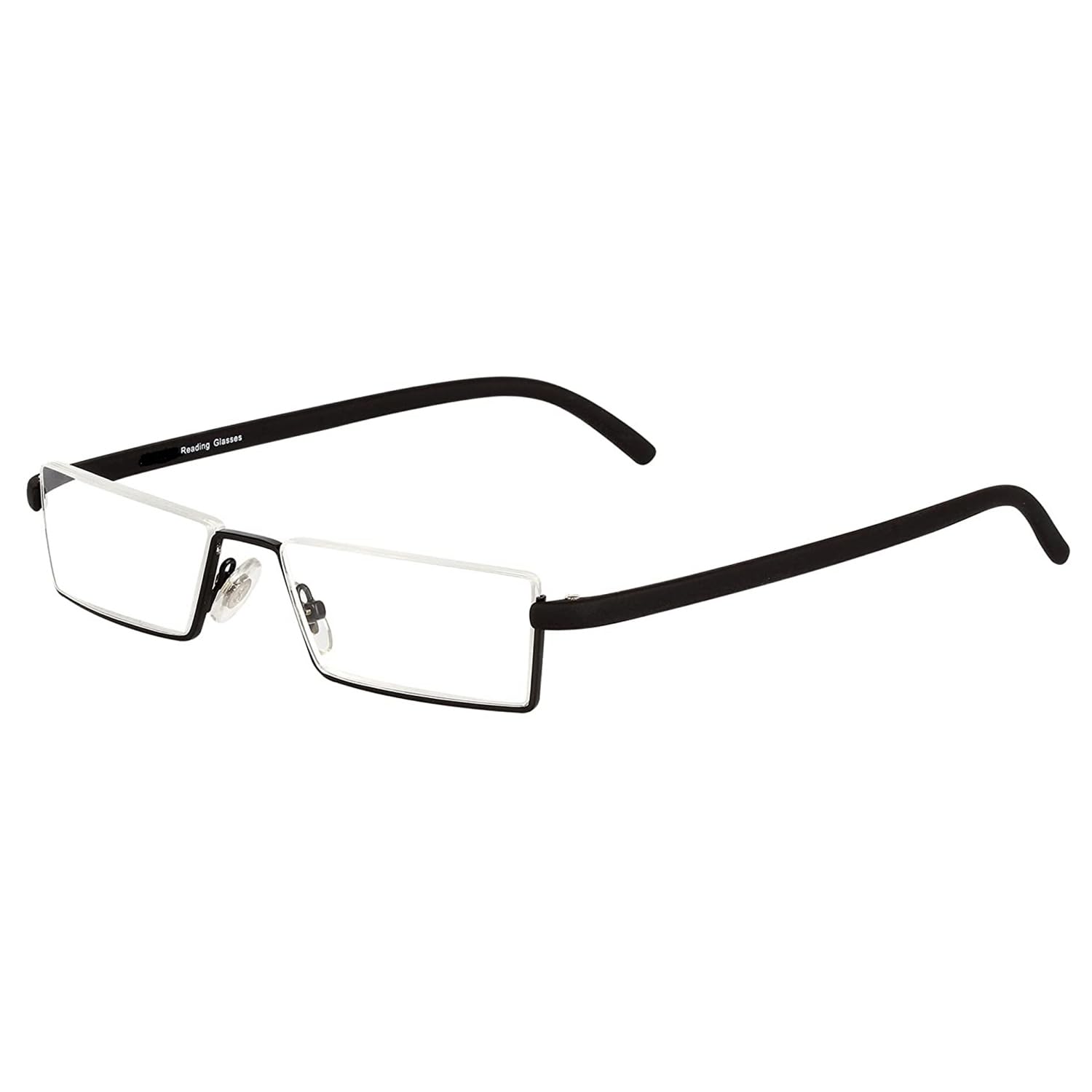 AEC Executive1 Designer Portable Semi-Rimless Reading Glasses Lightweight, Flexible, with Easy Slide Flip Case (+1.50, Black) (B0CW3LJFF7) Amazon Price History, Amazon Price Tracker