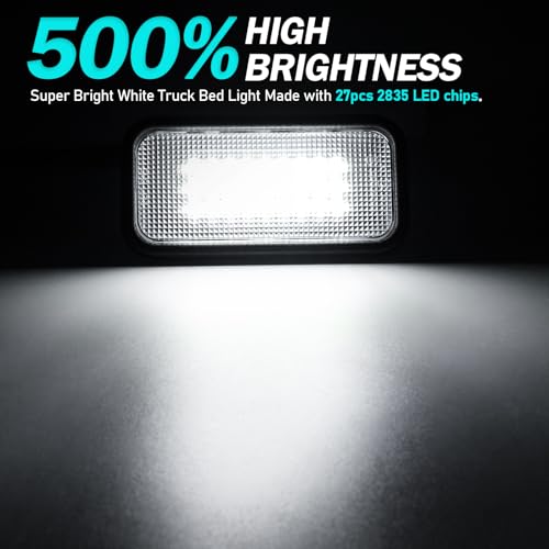 Lámparas LED para caja con 2 unidades, blanca, compatible Silverado 2019-2026 miniatura 2