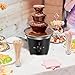 Chocolate Fountain Machine, Plastic Chocolate Melt Dipping Machine Warmer, 3 Tier Tower Cheese Fountain Mini Melting BPA Free 1.2 Pound, for Wedding, for Birthday Party