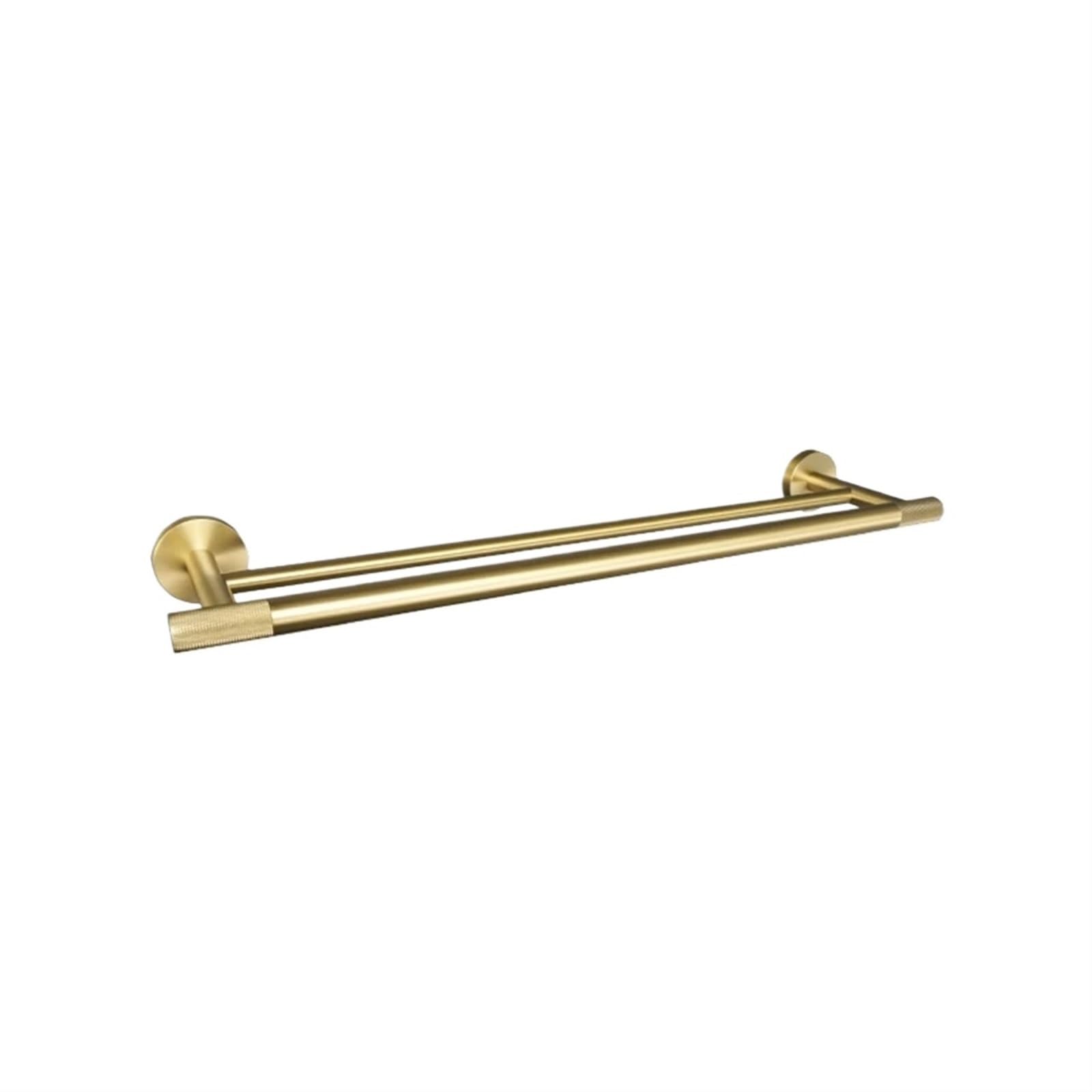 Porta Scottex Cucina Accessori da bagno in oro spazzolato Set di ferramenta Porta asciugamani carta accappatoio Portasapone Appendiabiti Mensola Scopino(Double Towel Bar)