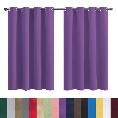 GAIFNAG Rideau Salon - Rideau Occultant Thermiques 120 x 270 cm 100% Polyester/Décoration/Anti Bruit/Lavable Rideau Voilage Blanc pour Chambre Fenêtre Salon...