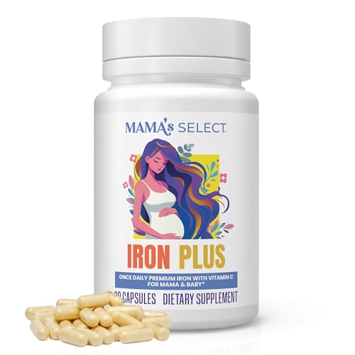 Prenatal Iron 18mg Gentle Ferrous Bisglycinate + Vitamin C Pregnancy