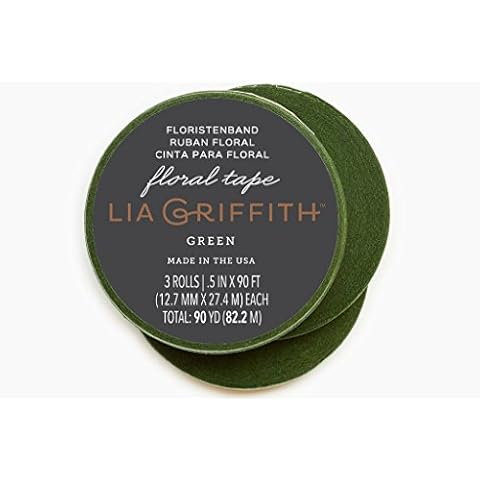 Lia Griffith Floral Tape - Green 3 Pack Cover