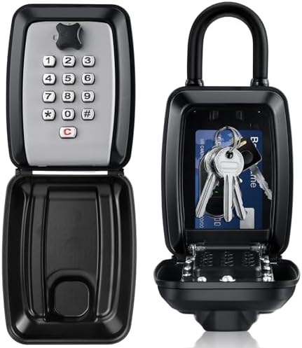 Cassaforte Per Chiavi ENONEO - Con Combinazione 12 Cifre, Impermeabile, Grande Capacità - Per Esterno E Interno - Foto 2