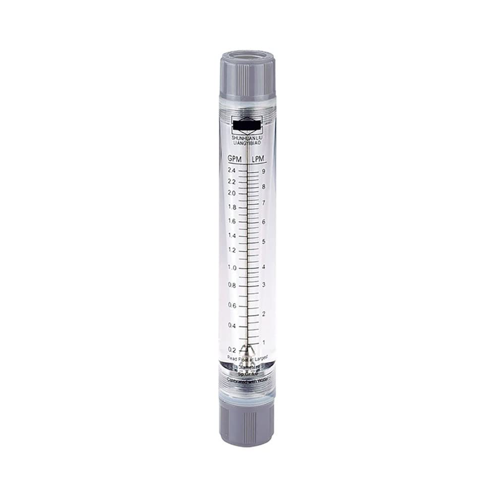 Produktbild von Flüssigkeitsdurchflussmesser – Messbereich 0,6–6 M³/h, Kunststoffrohr, Genauigkeitsklasse 4%, Für Wasser & Flüssigkeiten