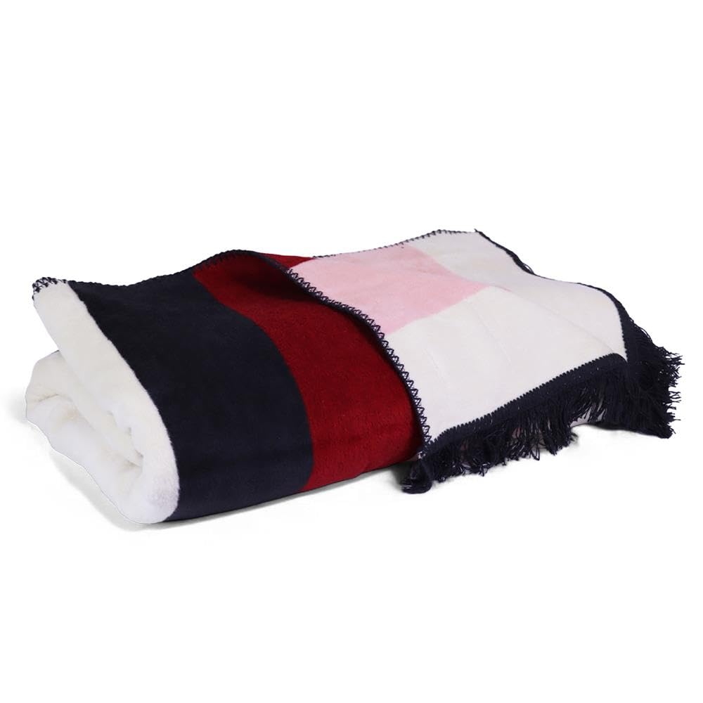 Bigghome Çift Kişilik Battaniye 200 x 220 cm (Ritim)
