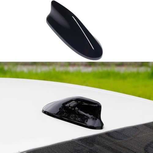 AOKIO Exterior Antenna Toppers Car Shark Fin Cover Decoration Trim for Honda Accord Accessories 2018 2019 2020 2021 2022 (Glossy Black)