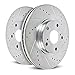 Power Stop AR82205XPR Drilled and Slotted Rear Brake Rotor Pair