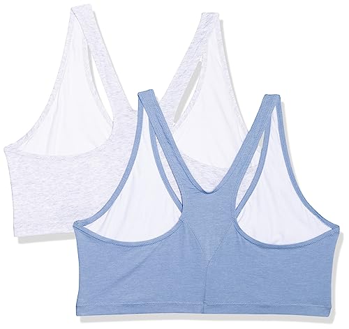 Image of Hanes Womens X-Temp Wireless Bra Pack, Stretch Pullover Bra, Low-Impact Racerback Bra, 2-Pack