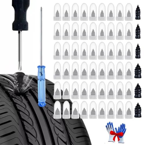 Airbil 60PCS Screw Plugs for Tires, Fast Self-Service Tire Repair