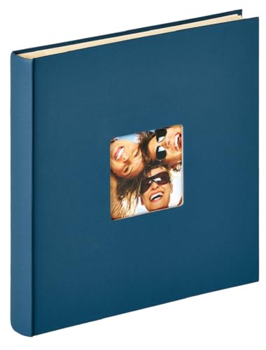 walther design Fotoalbum blau 33 x 34 cm Selbstklebealbummit...